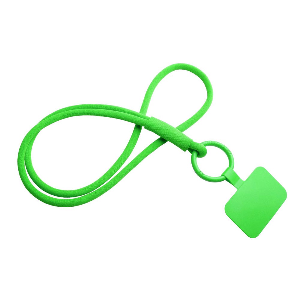 Tubyard lanyard telefoonhouder met elastische buis - Lime