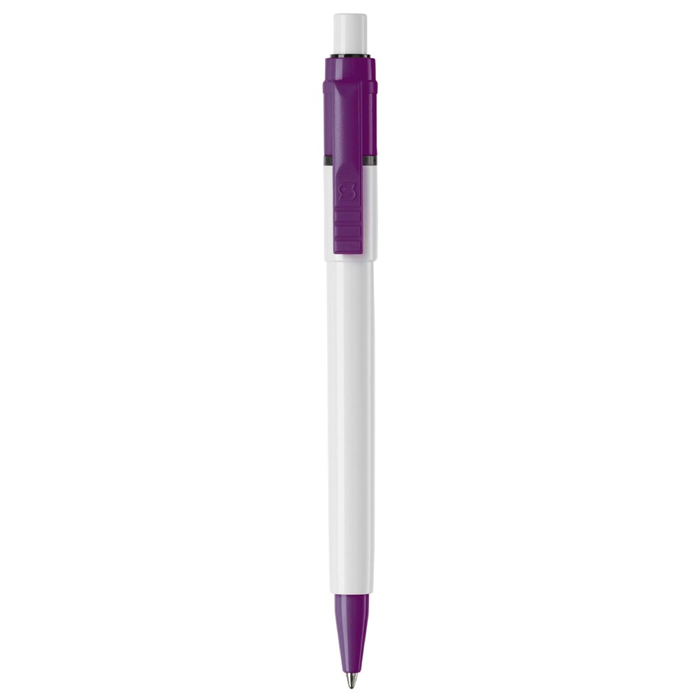Balpen Baron Colour hardcolour - Wit / Paars