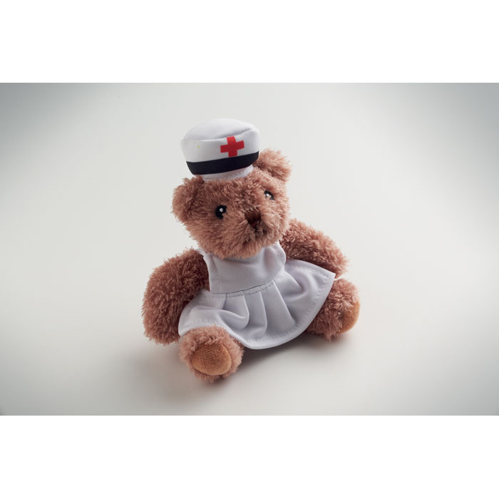 NURSE - Pluche teddybeer verpleegster