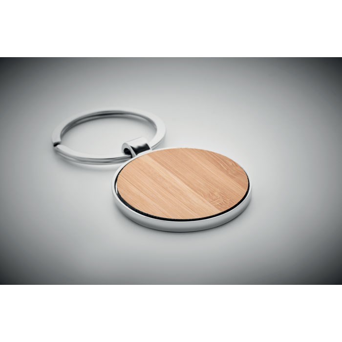 BALLARAT - Bamboe sleutelhanger rond