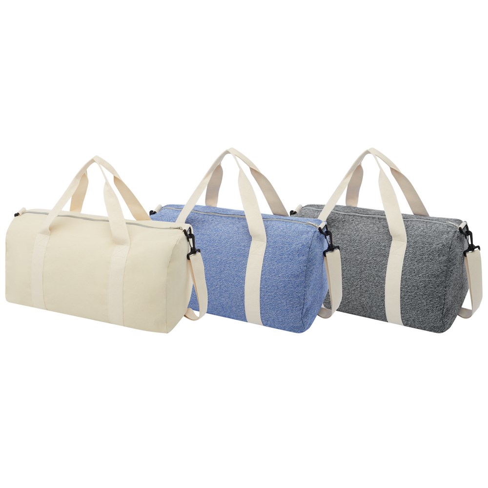 Pheebs 450 g/m² duffel bag van gerecycled katoen en polyester 24L