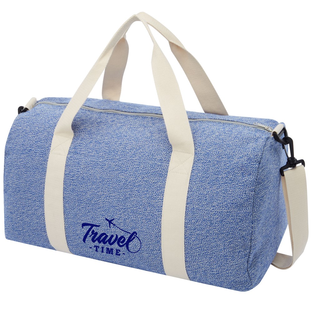 Pheebs 450 g/m² duffel bag van gerecycled katoen en polyester 24L