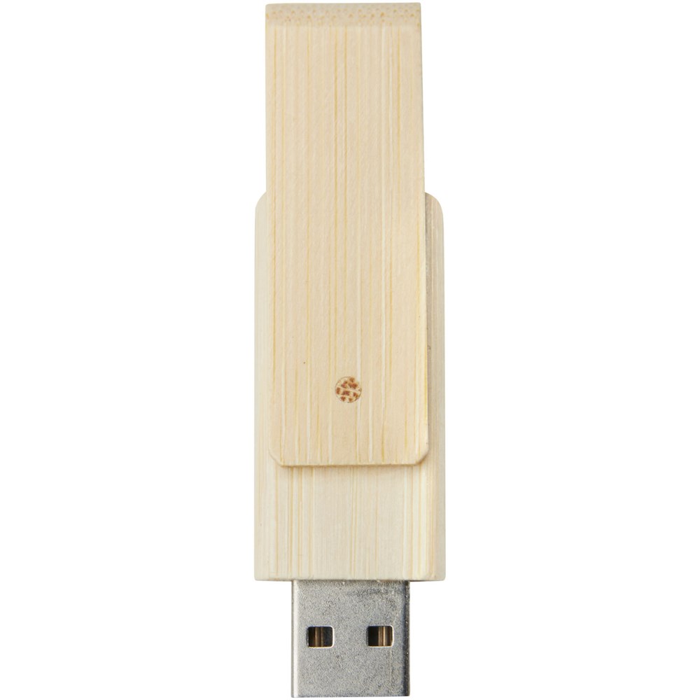 Rotate USB flashdrive van 4 GB van bamboe