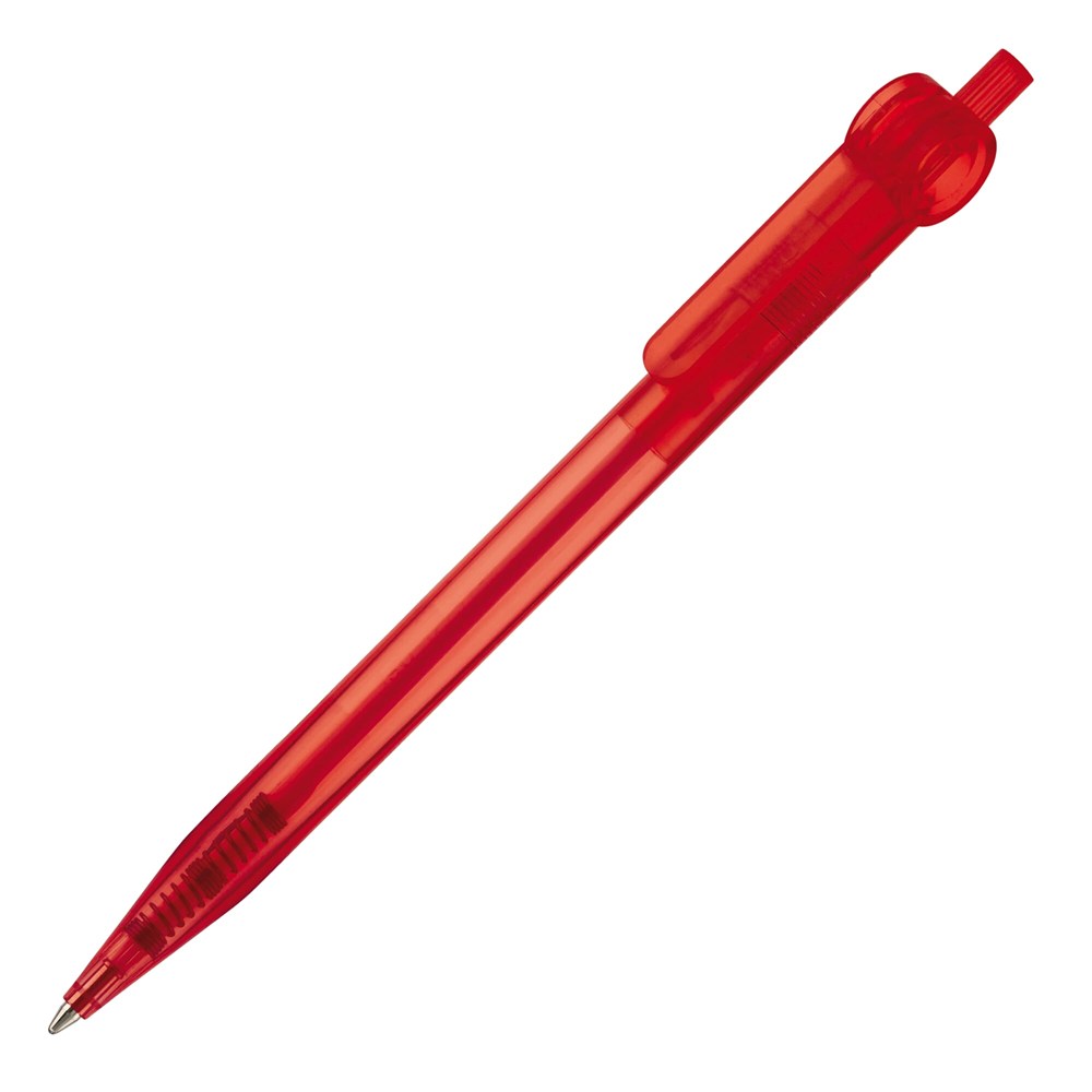 Balpen Futurepoint transparant - Transparant rood