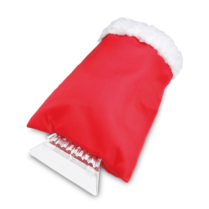 WARMIX - IJskrabber met handschoen - rood