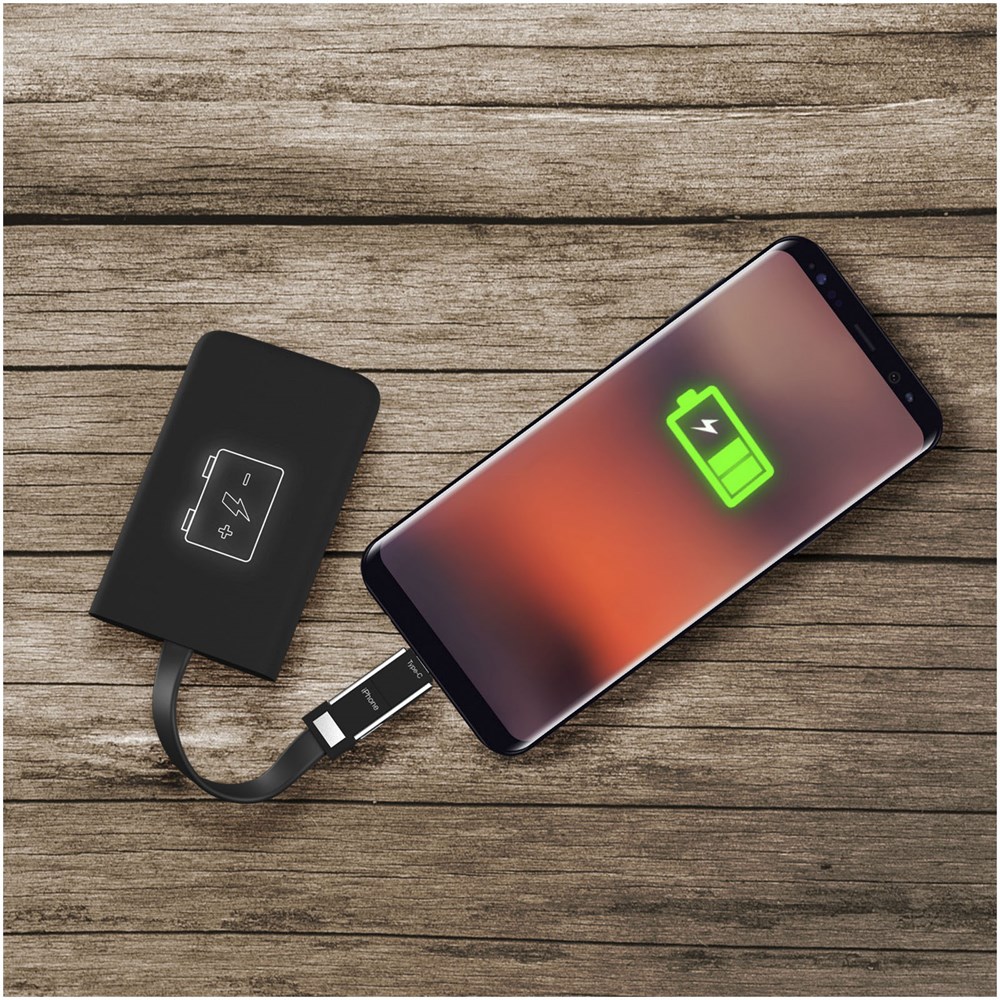 SCX.design P05 emergency 1000mah powerbank met oplichtend logo