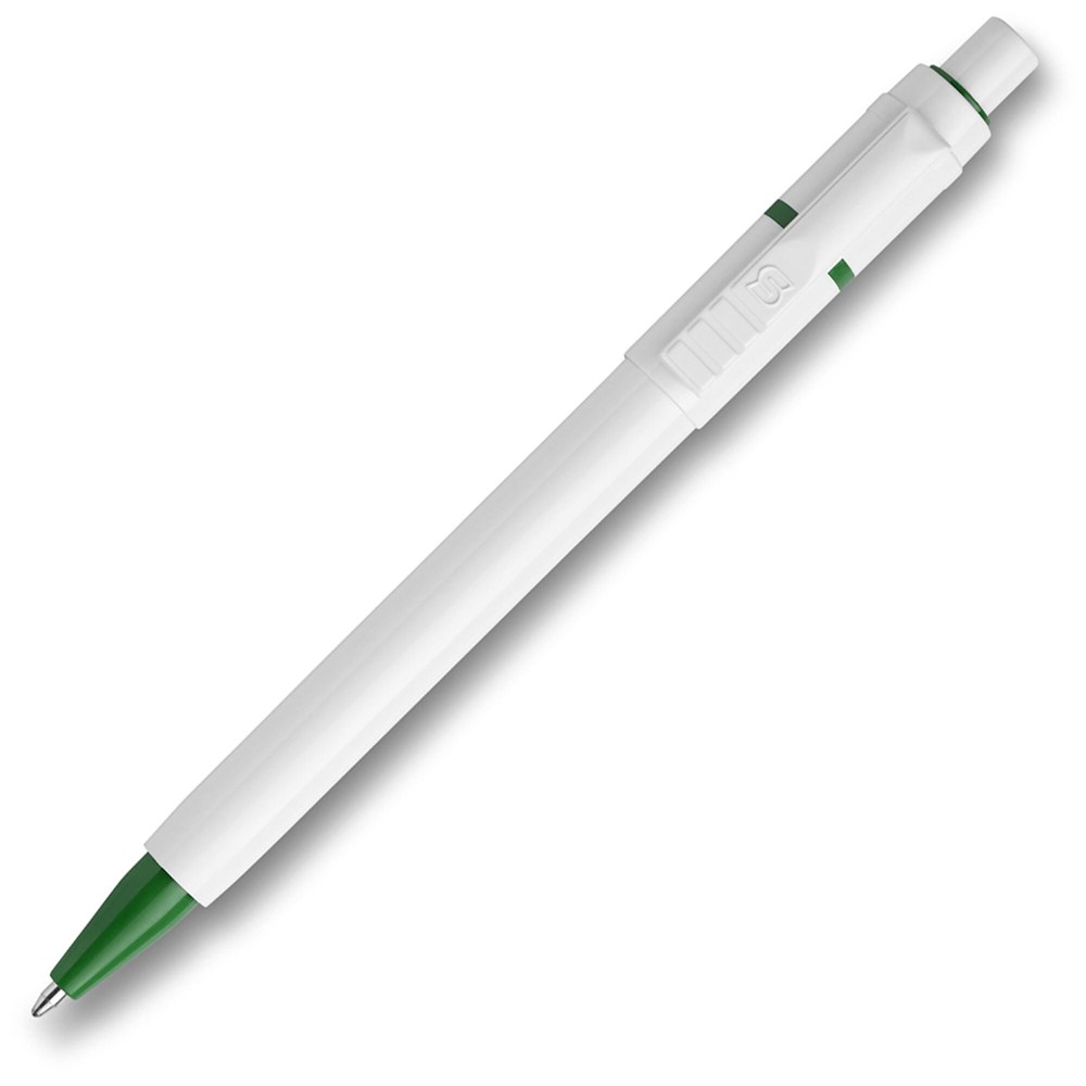 Balpen Baron hardcolour - Wit / Groen