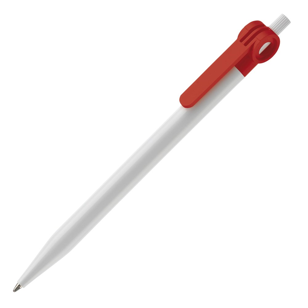 Balpen Futurepoint hardcolour - Wit / Rood