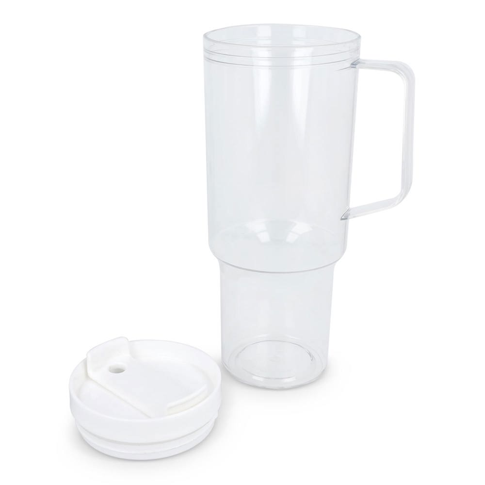 Miami beker met handvat Transparant 1.2 L R-PET