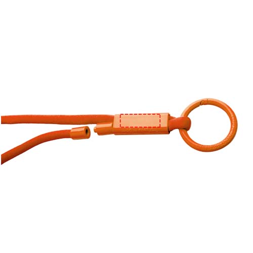 Tubyard lanyard met gerecycleerde plastic buis