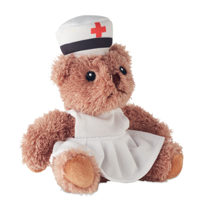 NURSE - Pluche teddybeer verpleegster