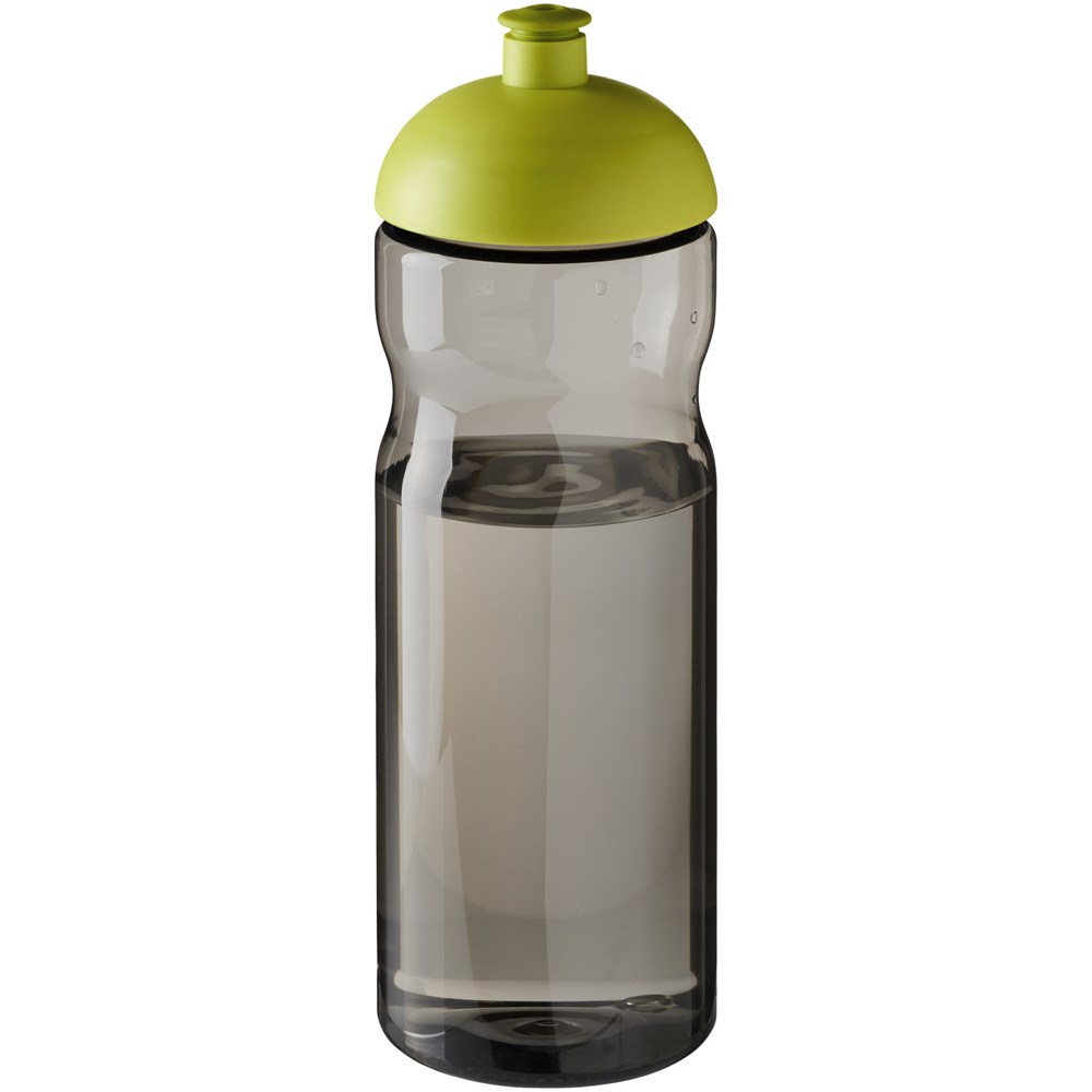 H2O Active® Eco Base 650 ml sportfles met koepeldeksel - Houtskool, Limegroen
