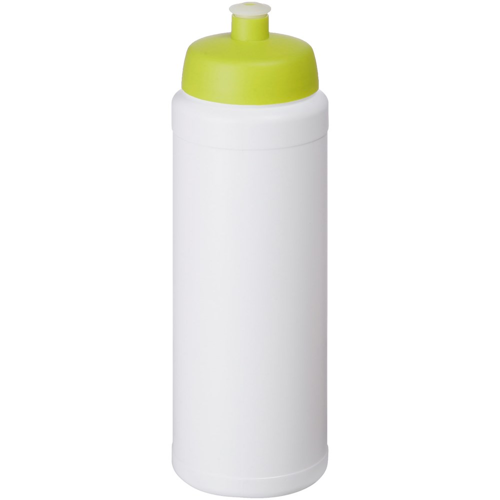 Baseline® Plus 750 ml drinkfles met sportdeksel - Wit, Lime