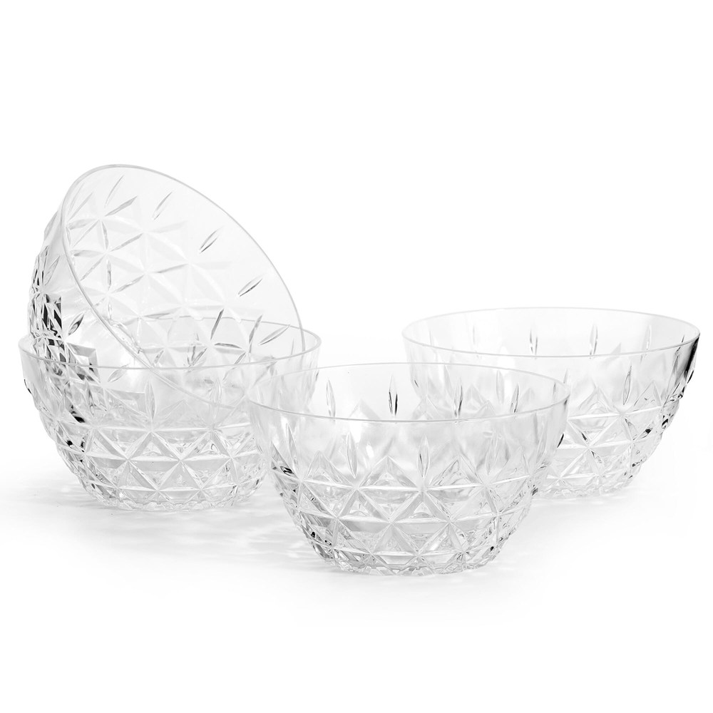 Sagaform Acryl picknickschaal set van 4