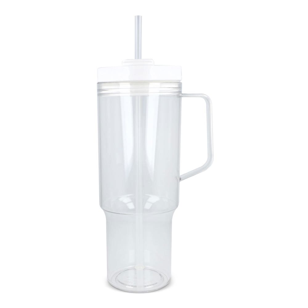 Miami beker met handvat Transparant 1.2 L R-PET
