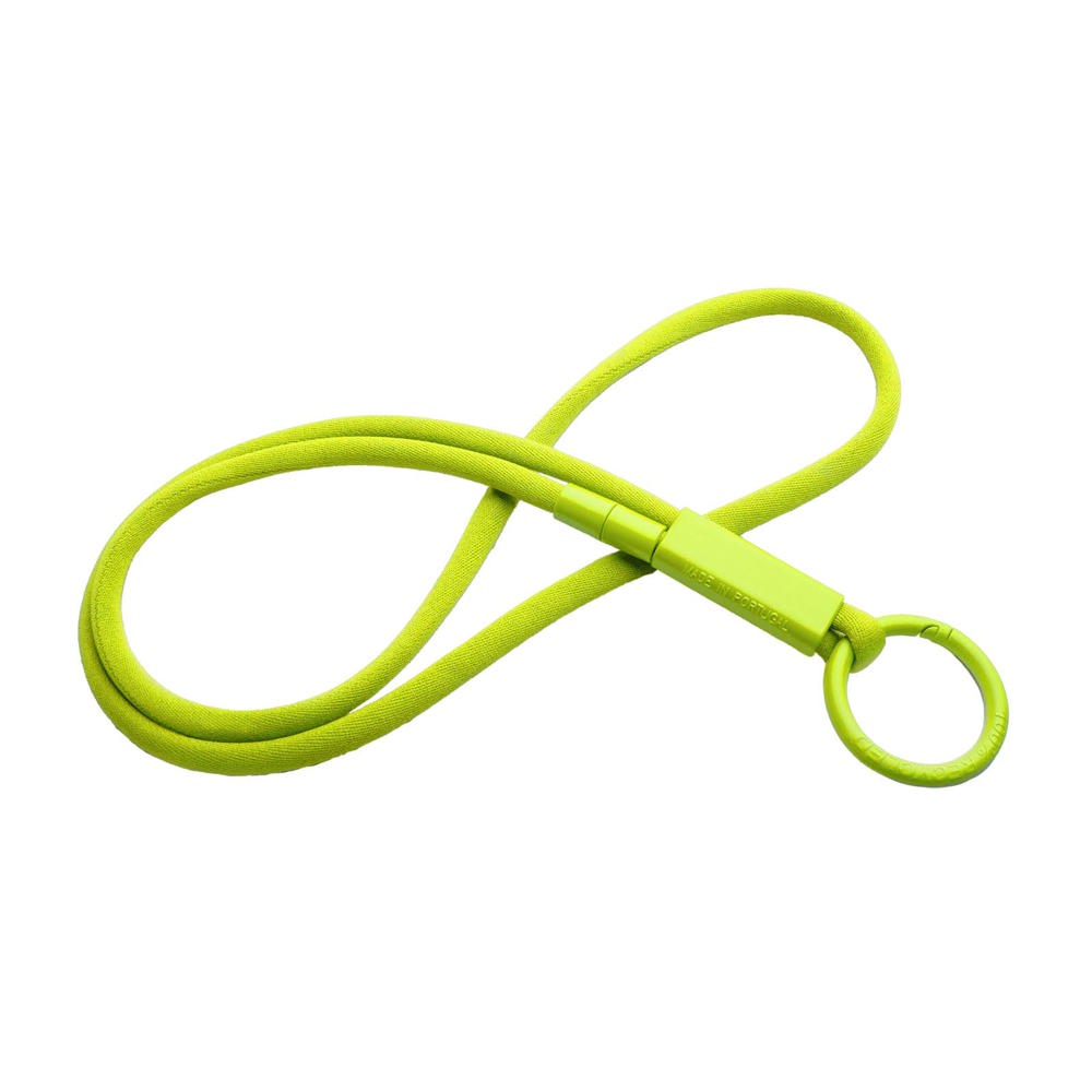 Tubyard lanyard met gerecycleerde plastic buis - Lime