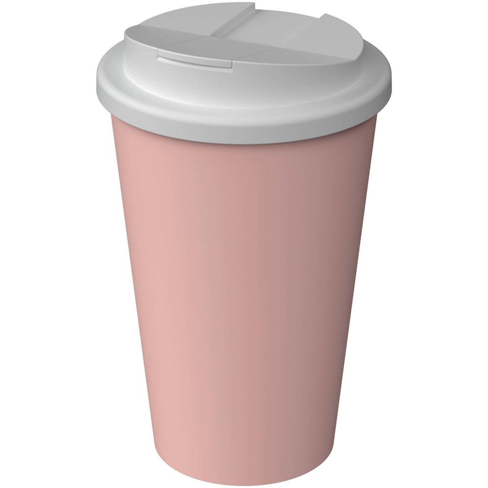 Americano® Infiniti geïsoleerde beker van 350 ml met morsbestendig deksel - Bleekroze