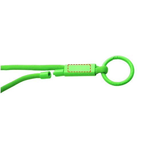 Tubyard lanyard met gerecycleerde plastic buis