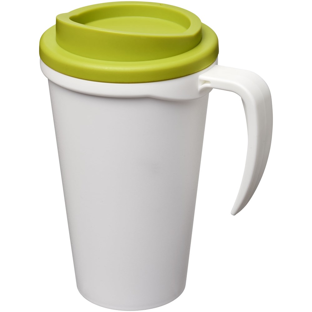 Americano® grande 350 ml geïsoleerde beker - Wit, Lime