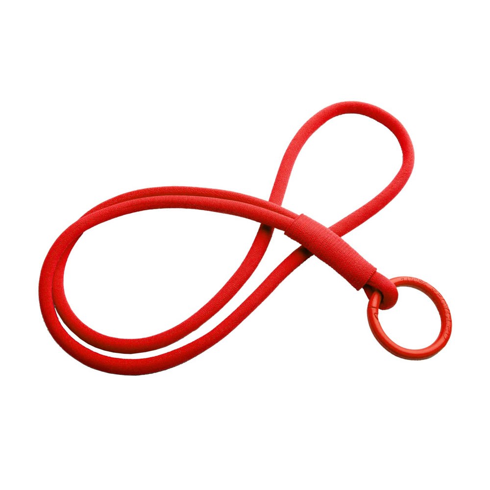 Tubyard lanyard met elastische buis - Rood