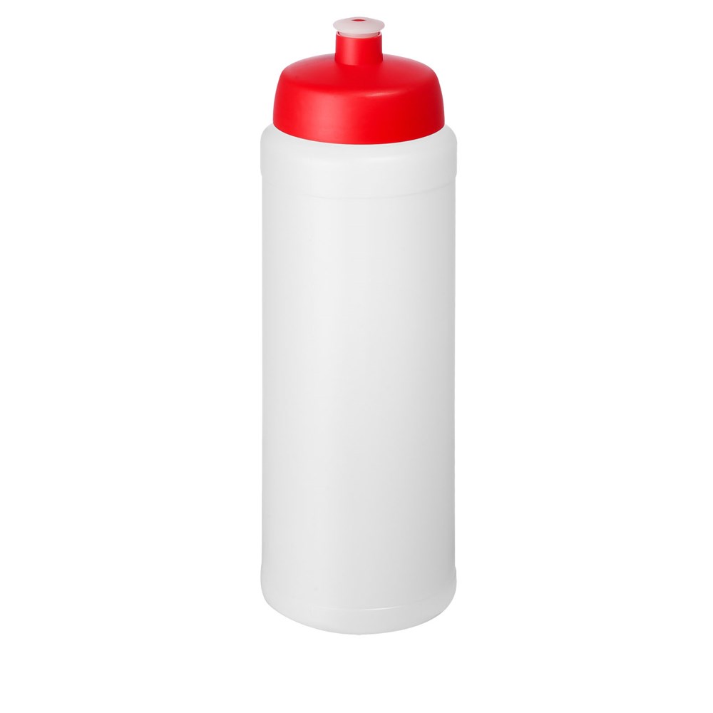 Baseline® Plus 750 ml drinkfles met sportdeksel - Transparent, Rood