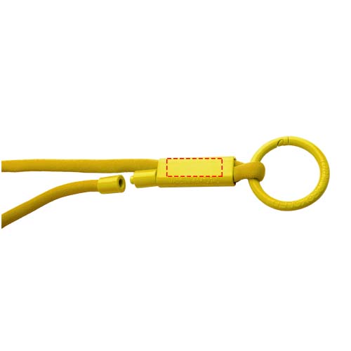 Tubyard lanyard met gerecycleerde plastic buis