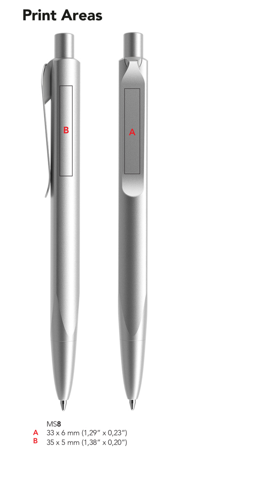 Prodir MS8 MetalSilver