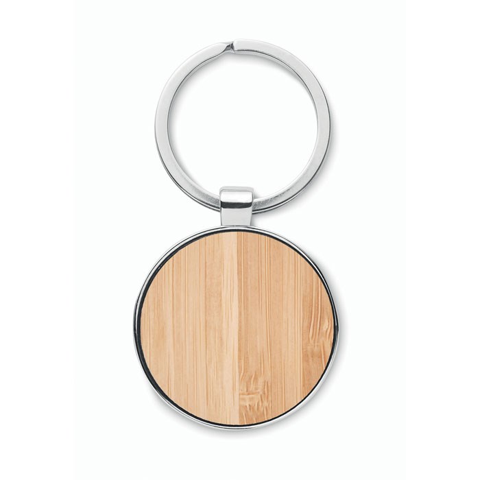 BALLARAT - Bamboe sleutelhanger rond