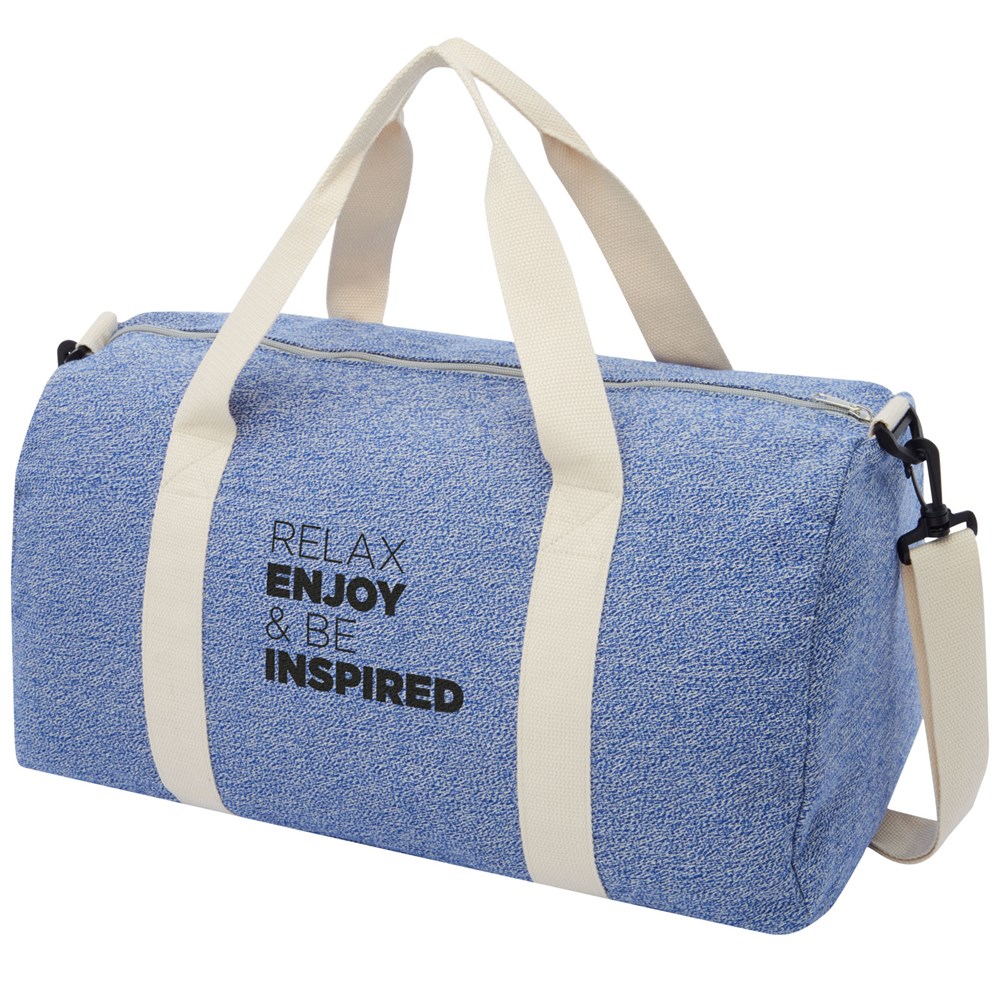 Pheebs 450 g/m² duffel bag van gerecycled katoen en polyester 24L