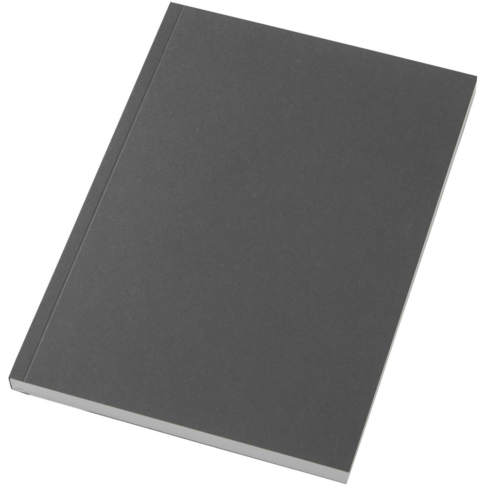 Scribe A5 notitieboekje met zachte kaft van gerecycled papier - Houtskool