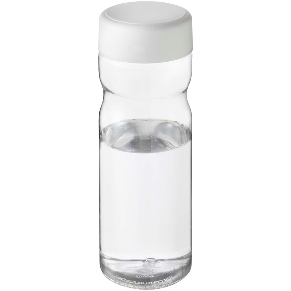 H2O Active® Eco Base 650 ml sportfles - Transparent, Wit