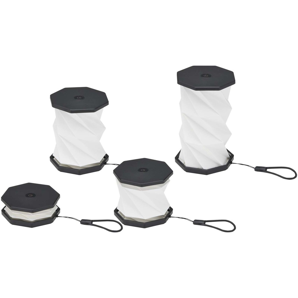 Celestia opvouwbare tafellamp van gerecycled plastic