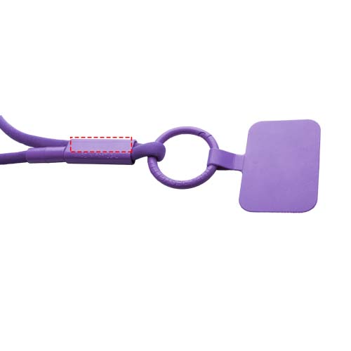 Tubyard lanyard telefoonhouder met gerecyclede plastic buis