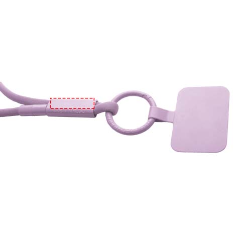 Tubyard lanyard telefoonhouder met gerecyclede plastic buis