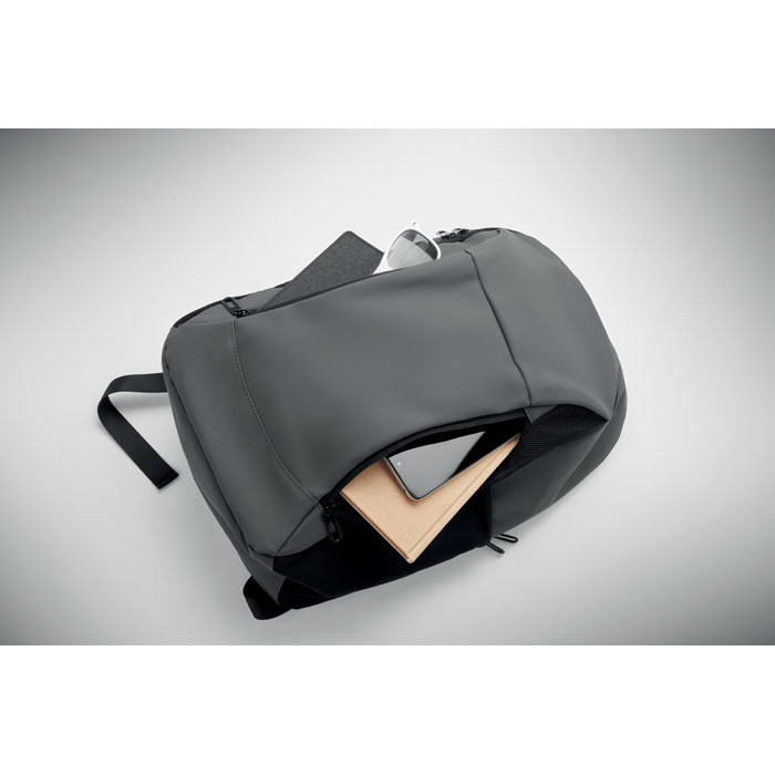 KOROVIN - 15" zachte PU laptop rugzak